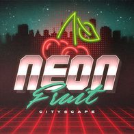Neon Fruity Cityscape